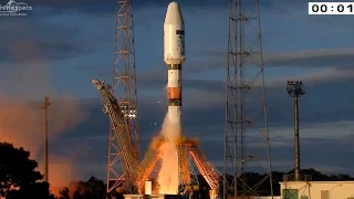 Arianespace Soyuz VS14 - ESA Sentinel-1B, Microscope, Fly Your Satellite launch