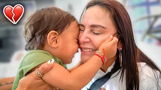 Baby Says GOODBYE To His Grandma.. (Farewell) 😢