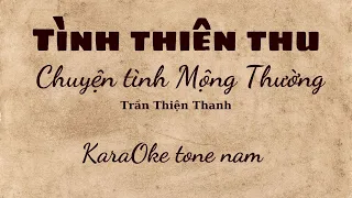 Tình thiên thu - Chuyện tình Mộng Thường | Karaoke tone nam | Cui bap music