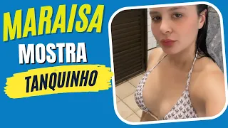 MARAISA FAZ DANCINHA E MOSTRA TANQUINHO ANTES DE ENTRAR NA SAUNA. | AGORA NEWS