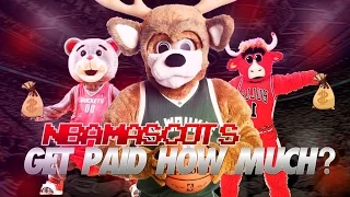 HOW MUCH MONEY DO NBA MASCOTS MAKE? (INSANE)