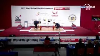 ZUBOVA Olga 1j 151 kg cat. 75 World Weightlifting Championship 2013