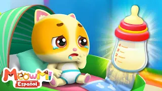 Apendamos a Cuidar al Bebé | Canciones Infantiles | MeowMi Family Show Español🐱