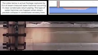 A Visual Understanding of Steam Induced Water Hammer