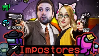 AMONG US:   NIA Y VEGETTA *IMPOSTORES IMPARABLES*