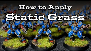 The Basics: How to Apply Static Grass on Miniatures