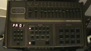 mxr 185 demo (vintage 80s drum machine from 1983)