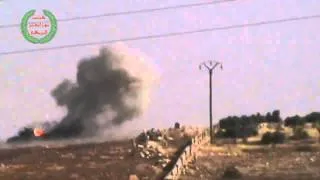 Сирия: Уничтожение правительственного танка. Алеппо 21/07/2013