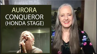 Voice Teacher Reaction to Aurora - Conqueror (Live on the Honda Stage)