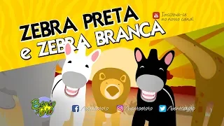 Bento e Totó - Zebra Preta e Zebra Branca (Desenho Infantil)