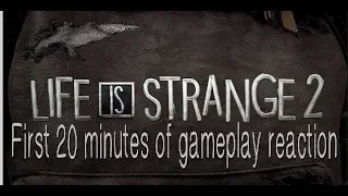 Life is strange 2:First 20 minutes of gameplay reaction(SPOILER WARNING!)