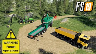 FS19 NEW FORESTRY MODS FOR ALL VALLEY CREST FARM MAP DAY #3 FARMING SIMULATOR 19 MINING GAMEPLAY