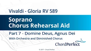 Vivaldi's Gloria Part 7 - Domine Deus, Agnus Dei - Soprano Chorus Rehearsal Aid