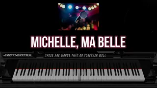 Michelle - The Beatles (harpsichord karaoke) /LYRICS