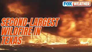 'Apocalyptic Looking': Second-Largest Wildfire In Texas Burning 500,000 Acres With No Containment