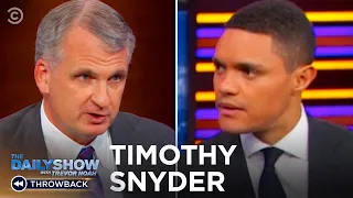 Timothy Snyder - "On Tyranny", Trump & How Abandoning Facts Destroys Democracy | The Daily Show