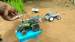 How to make Water pump tractor with washing | science project idea | @Santroyce