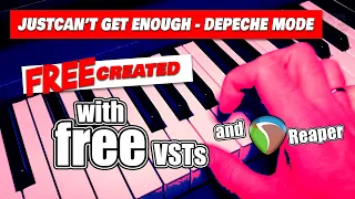 Just Can't Get Enough - Depeche Mode recreated with Reaper and FREE VSTs - FREEcreated #Recreated