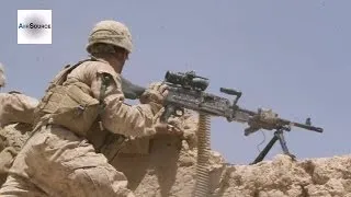 U.S Marine Clearing Taliban Stronghold