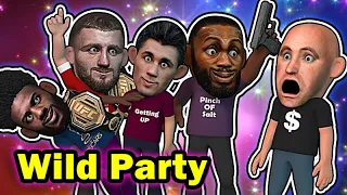 Jon Jones Wild Party for Jan after Adesanya Win