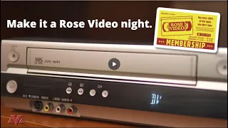 Make it a Rose Video night! | VCR & VHS