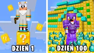 JEDEN LUCKY BLOCK PRZEZ 100 DNI! Tritsus vs Zipek!