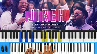 Jireh PIANO TUTORIAL (Elevation Worship AND Maverick City Piano tutorial)