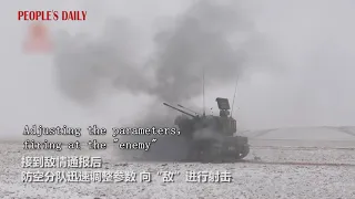 First time HQ-17 missiles were fired in a high-altitude and low-temperature environment