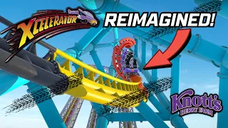 Knott's Berry Farm's Xcelerator Reimagined INTO A Top 10 Roller Coaster!