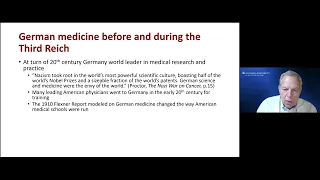 How Physicians Partnered with the Nazi Regime: Possible Lessons for Today | Dr. Ken Prager | 1/27/22