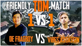 VIBES ASSASSIN vs DE FragBOY 1v1 friendly TDM match😱💥  | ASSASSIN VS FRAGBOY TDM battle