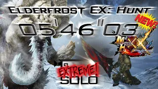 MHXX - Elderfrost Gammoth EX【5'46"03】Solo Brave Heroics Great Sword【Citra】