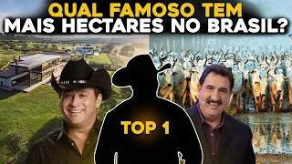 TOP 3 FAMOSOS QUE MAIS TEM FAZENDAS E GADO NO BRASIL