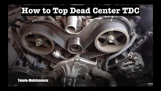 How to set Top Dead Center TDC on Toyota 5VZ-FE V6 3.4 Liter engine