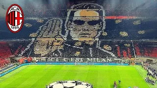 TORCIDA DO MILAN FAZ MOSAICO DO FILME MATRIX! 🔴 Tifo Curva Sud Milan vs PSG - UEFA Champions League.