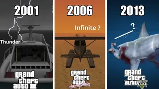 EVOLUTION of How GTA Games prevent us from CROSSING MAP BOUNDARIES