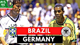 Brazil vs Germany 4-0 All Goals & Highlights ( 1999 FIFA Confederations Cup )