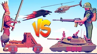 MODERN ARMY vs MEDIEVAL ARMY | Totally Accurate Battle Simulator TABS