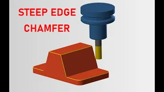 Mastercam tip: Chamfer steep edges with a flat end mill - the easy way