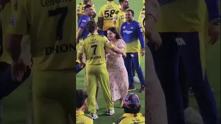 Dhoni with Family After Match 😍 Sakshi 🥰 Ziva #trending #ipl #csk #trendingshorts #shorts