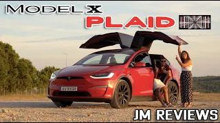 Tesla Model X Plaid (1020cv) - DEPOIS DISTO, ESPERAMOS O QUÊ?? #craziness 🤯😳😲 - JM REVIEWS 2023