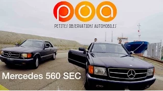 Mercedes 560 SEC (C126) : la classe à Dallas !!!