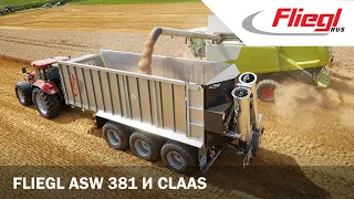 Fliegl ASW 381 и Claas