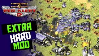 Red Alert 2 | Extra Hard Mod | ROLL THEM OVER | 1 vs 7 brutal ai