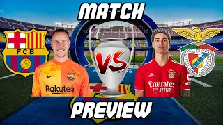 Barcelona vs. Benfica - Match Preview (UEFA Champions League 2021/2022)