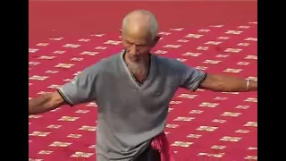 90-летний дедушка демонстрирует стиль змеи и журавля стиль хун цюань