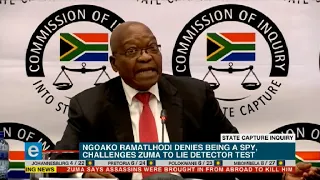 Zuma says Ramatlhodi was a spy