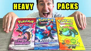 OPENING ALL HEAVY PACKS OF RAREST EX SETS POKEMON CARDS!