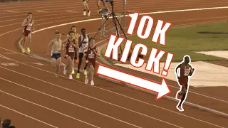 Charles Hicks Is Back! HUGE Kick & Celebration To Win Stanford Invite 10K