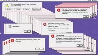 [HD] Crazy Mac Error 3 (Mac OS 9) (with video!)